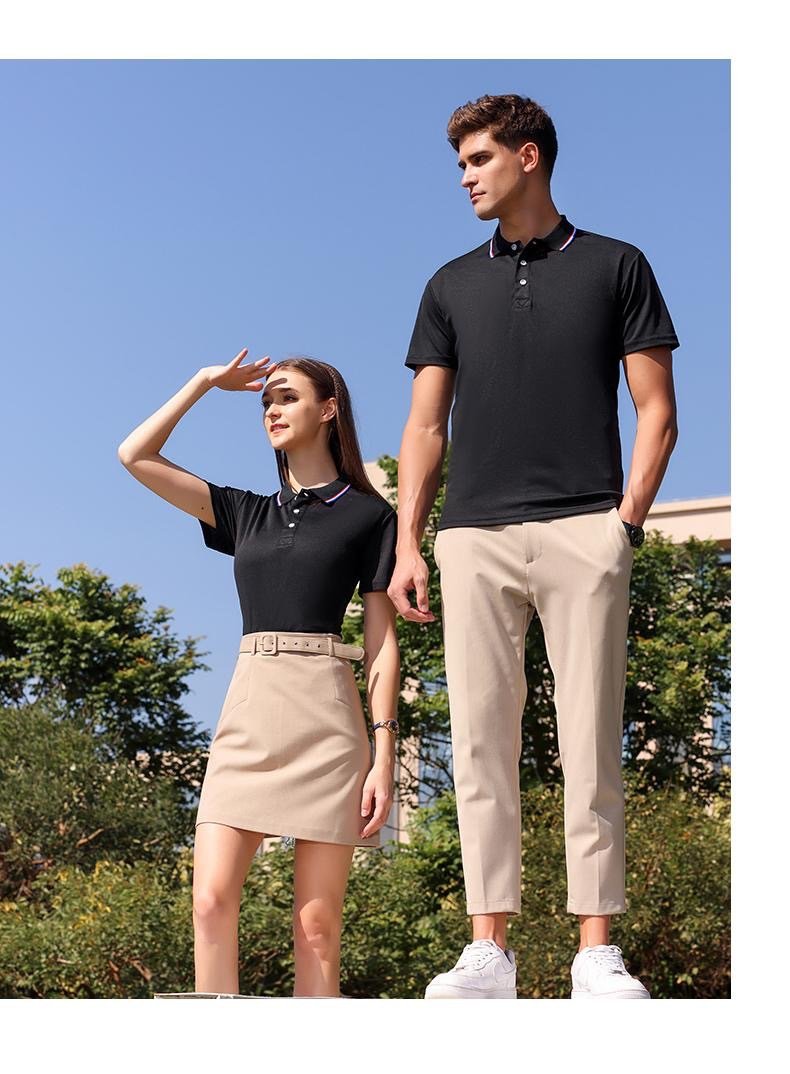 silk cotton contrast collar polo t cf9906 details (2) silk cotton contrast collar polo t cf9906 details (2)