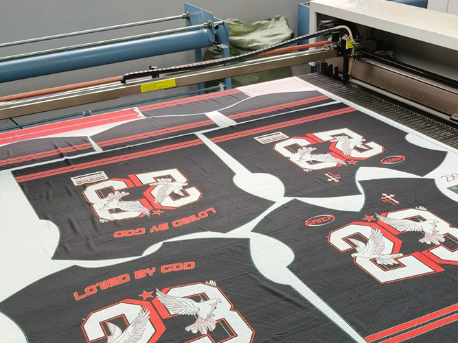 Sublimation printing full colour polyester sports jerseys