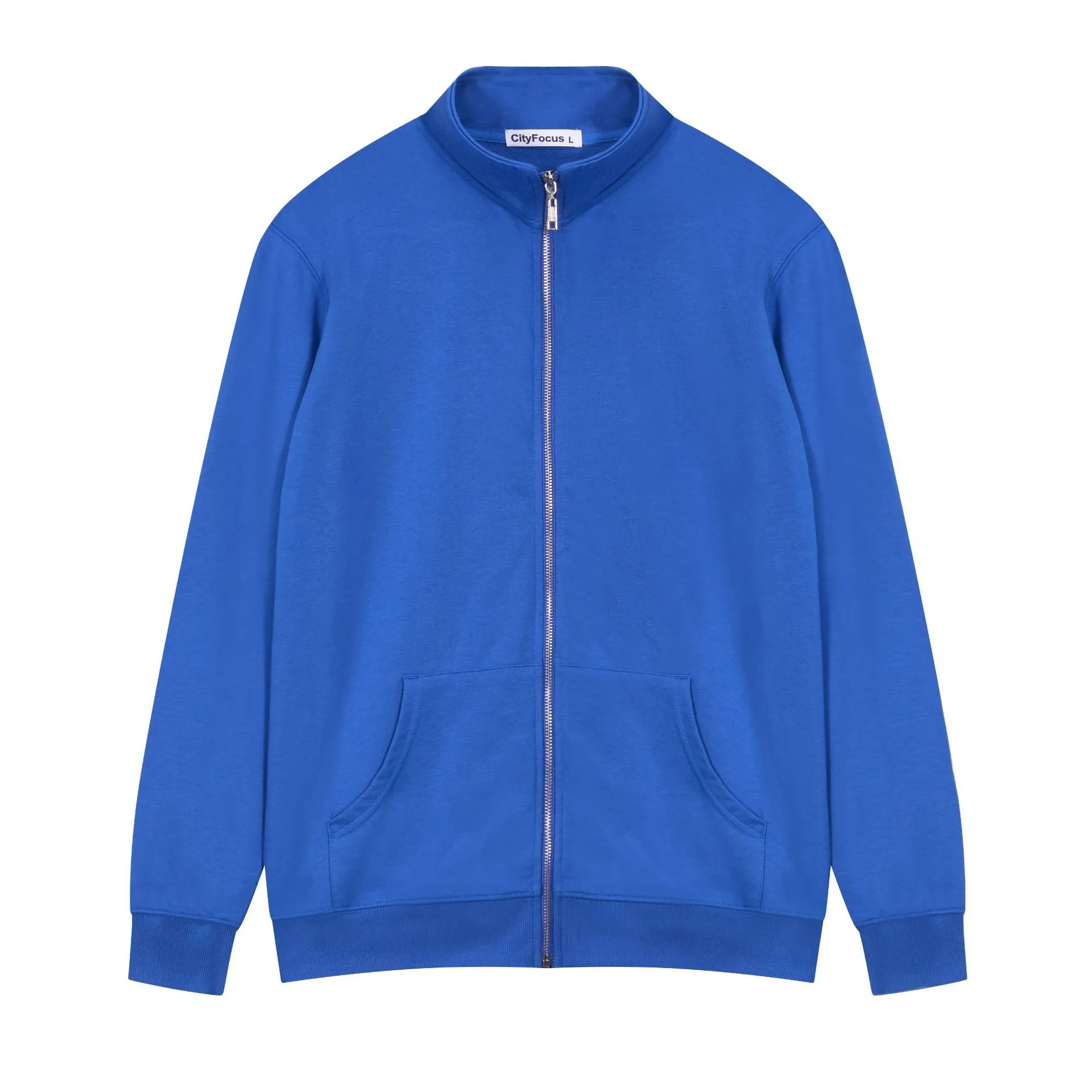t cf015 french terry casual solid zip stand collar sweatshirt (2) t cf015 french terry casual solid zip stand collar sweatshirt (2)