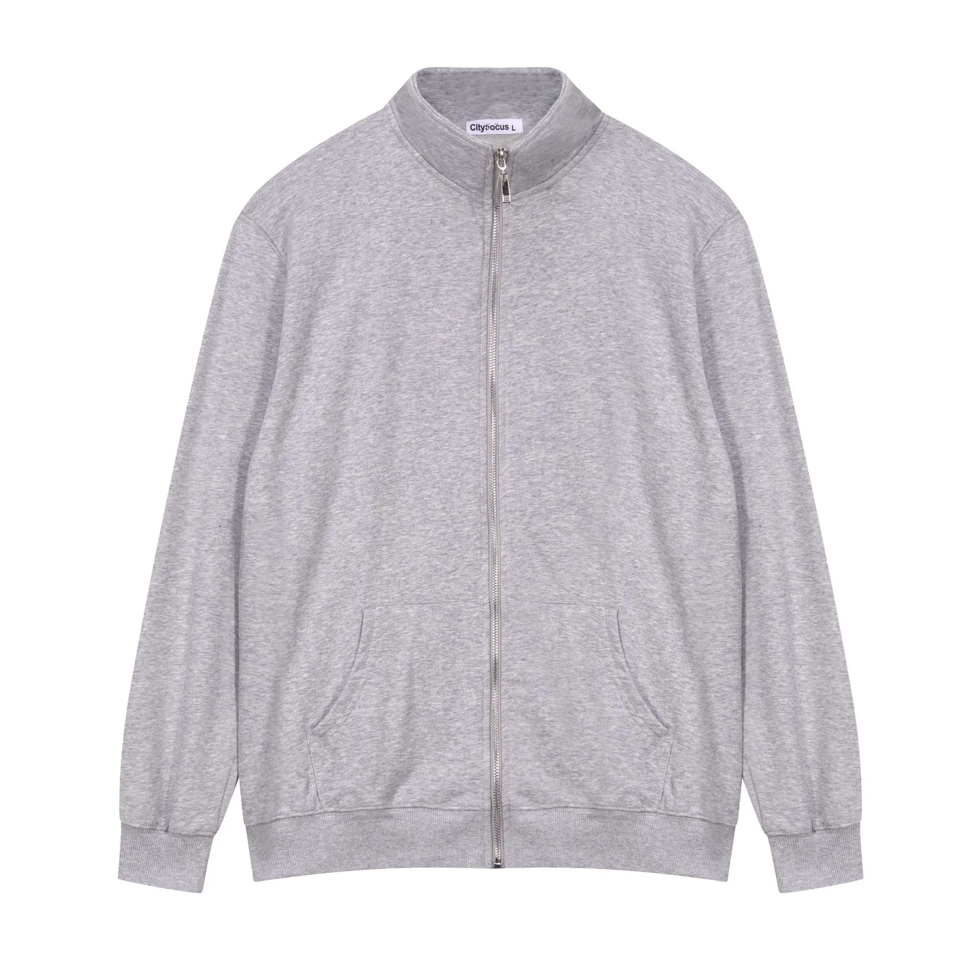 t cf015 french terry casual solid zip stand collar sweatshirt (6) t cf015 french terry casual solid zip stand collar sweatshirt (6)
