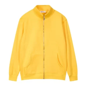 t cf025 fleece casual stand collar zip up sweatshirt (6)