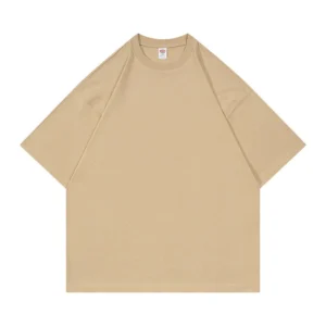 t cf16232 super drop shoulder loose cotton crew neck t shirt (1)