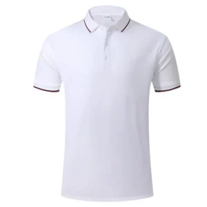 t cf9909 silk cotton striped collar polo (2)