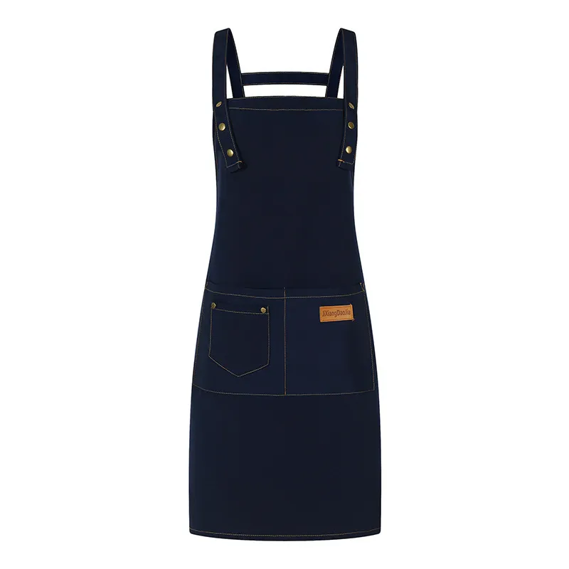t cfwq13 thick poly cotton canvas waterproof adjustable double shoulder apron (1) t cfwq13 thick poly cotton canvas waterproof adjustable double shoulder apron (1)