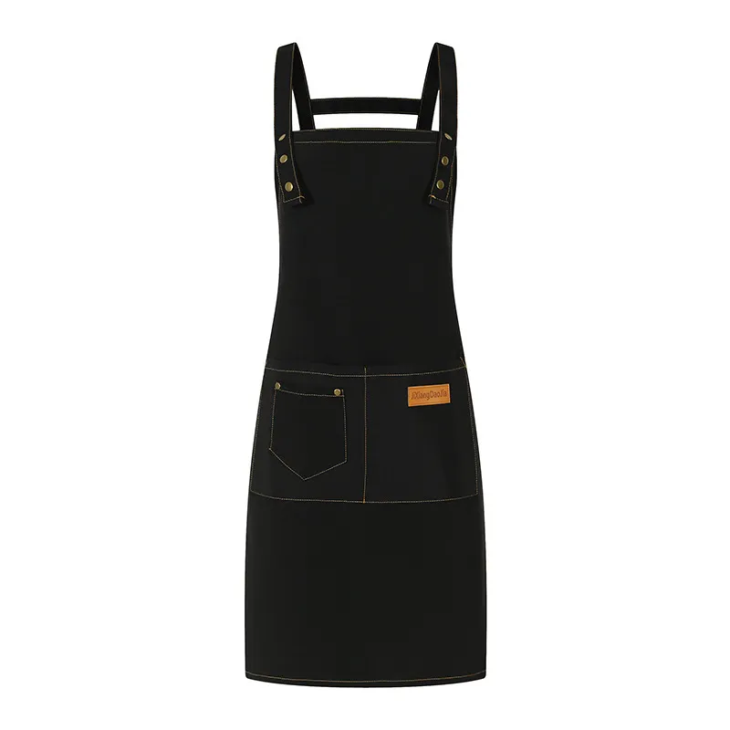 t cfwq13 thick poly cotton canvas waterproof adjustable double shoulder apron (3) t cfwq13 thick poly cotton canvas waterproof adjustable double shoulder apron (3)