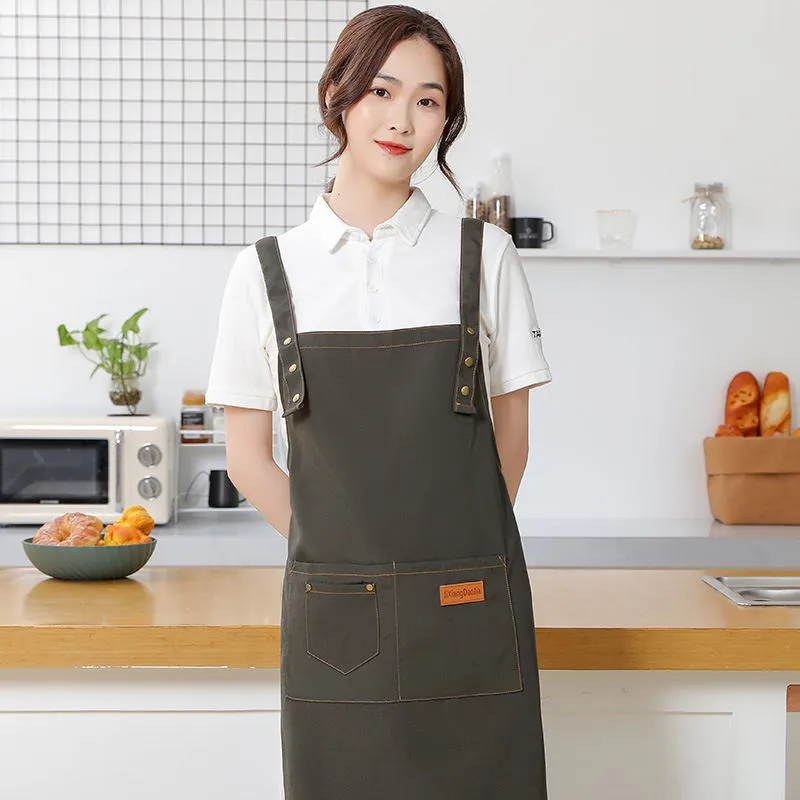 t cfwq13 thick poly cotton canvas waterproof adjustable double shoulder apron (5) t cfwq13 thick poly cotton canvas waterproof adjustable double shoulder apron (5)