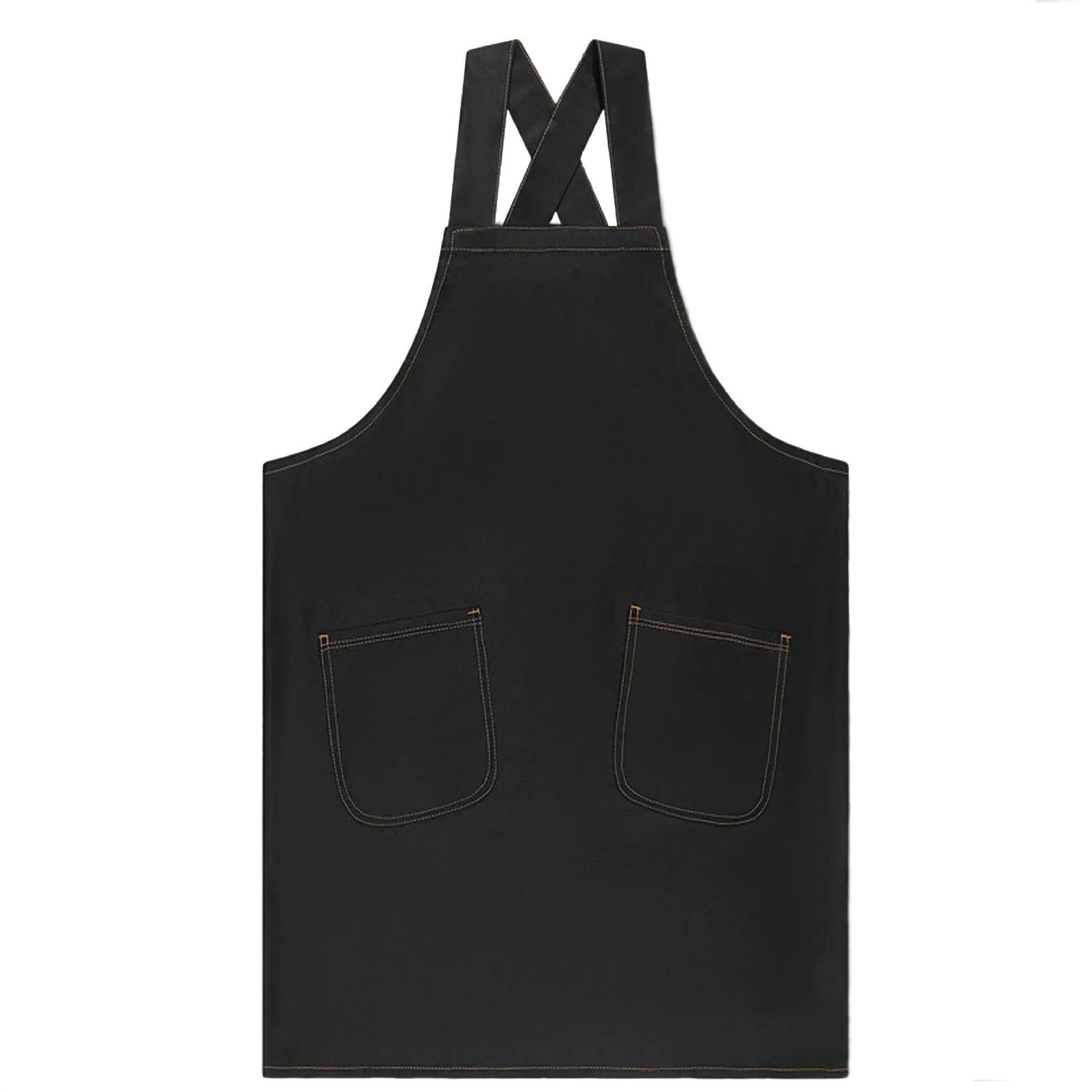 t cfwq25 thickened widened x strap poly cotton apron (2) t cfwq25 thickened widened x strap poly cotton apron (2)