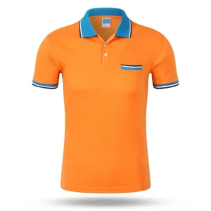 t cf121 fluffy cotton contrast collar pocket polo (4)