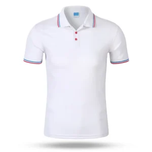 t cf122 fluffy cotton striped collar polo (2)