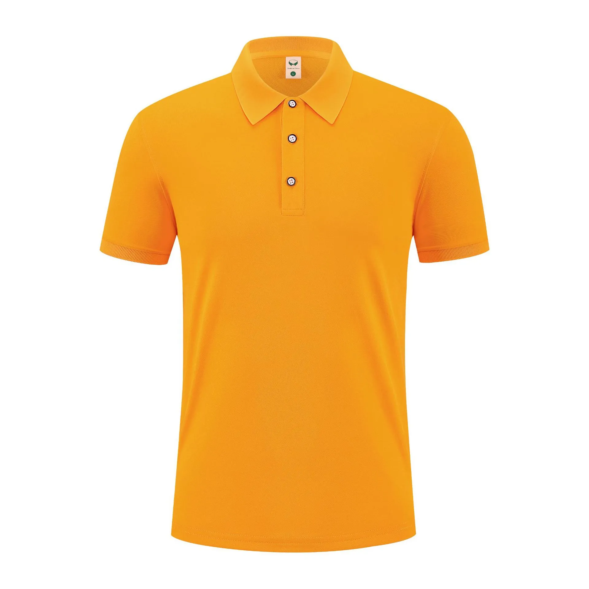 t cf195 polyester imitation cotton solid lapel polo (1) t cf195 polyester imitation cotton solid lapel polo (1)