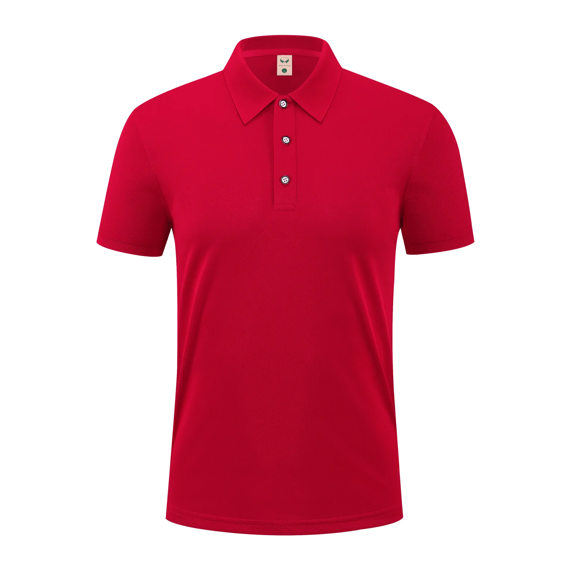 t cf195 polyester imitation cotton solid lapel polo (2) t cf195 polyester imitation cotton solid lapel polo (2)