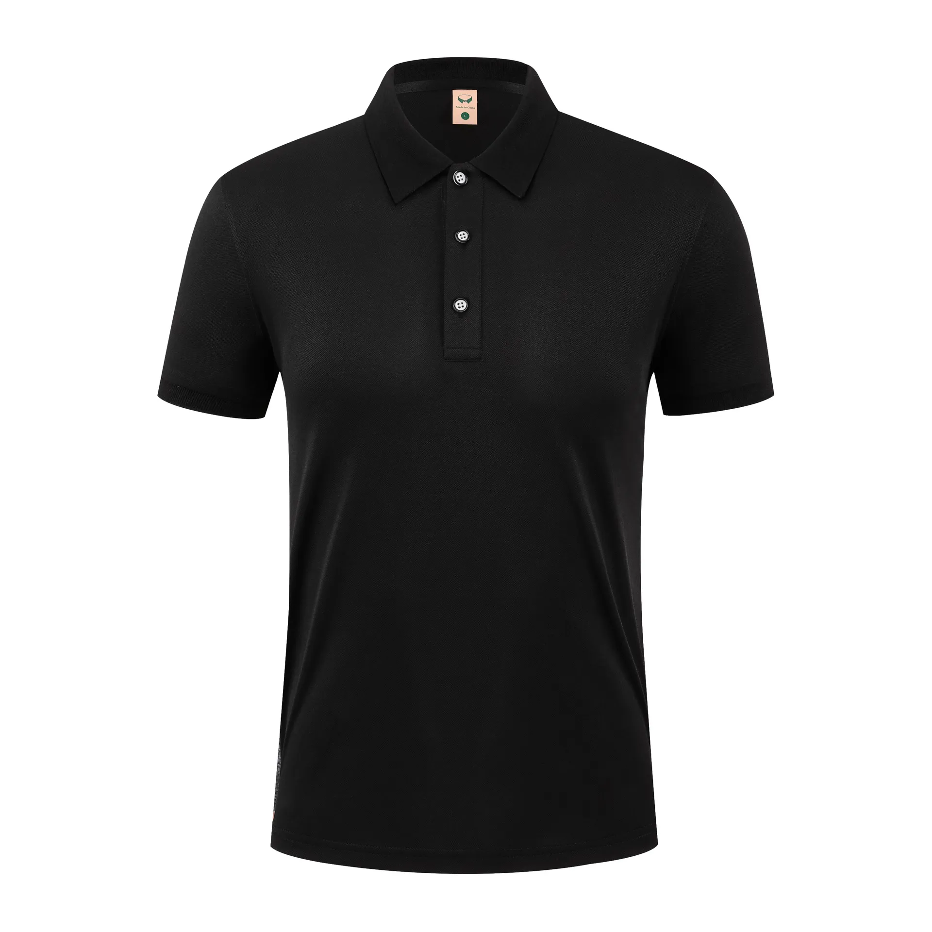 t cf195 polyester imitation cotton solid lapel polo (3) t cf195 polyester imitation cotton solid lapel polo (3)