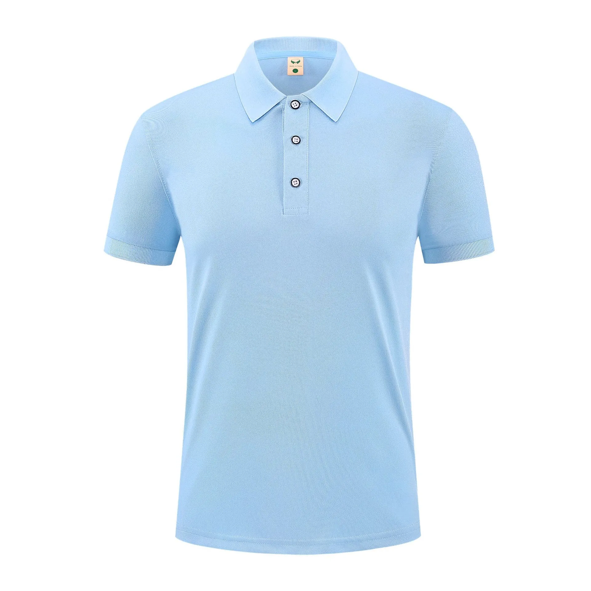 t cf195 polyester imitation cotton solid lapel polo (5) t cf195 polyester imitation cotton solid lapel polo (5)