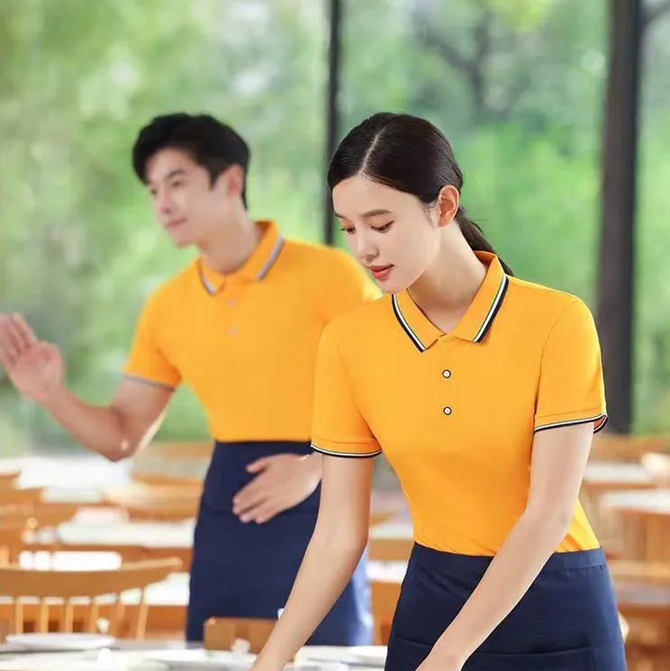 t cf196 polyester imitation cotton solid edge trim lapel short sleeve polo (8) t cf196 polyester imitation cotton solid edge trim lapel short sleeve polo (8)