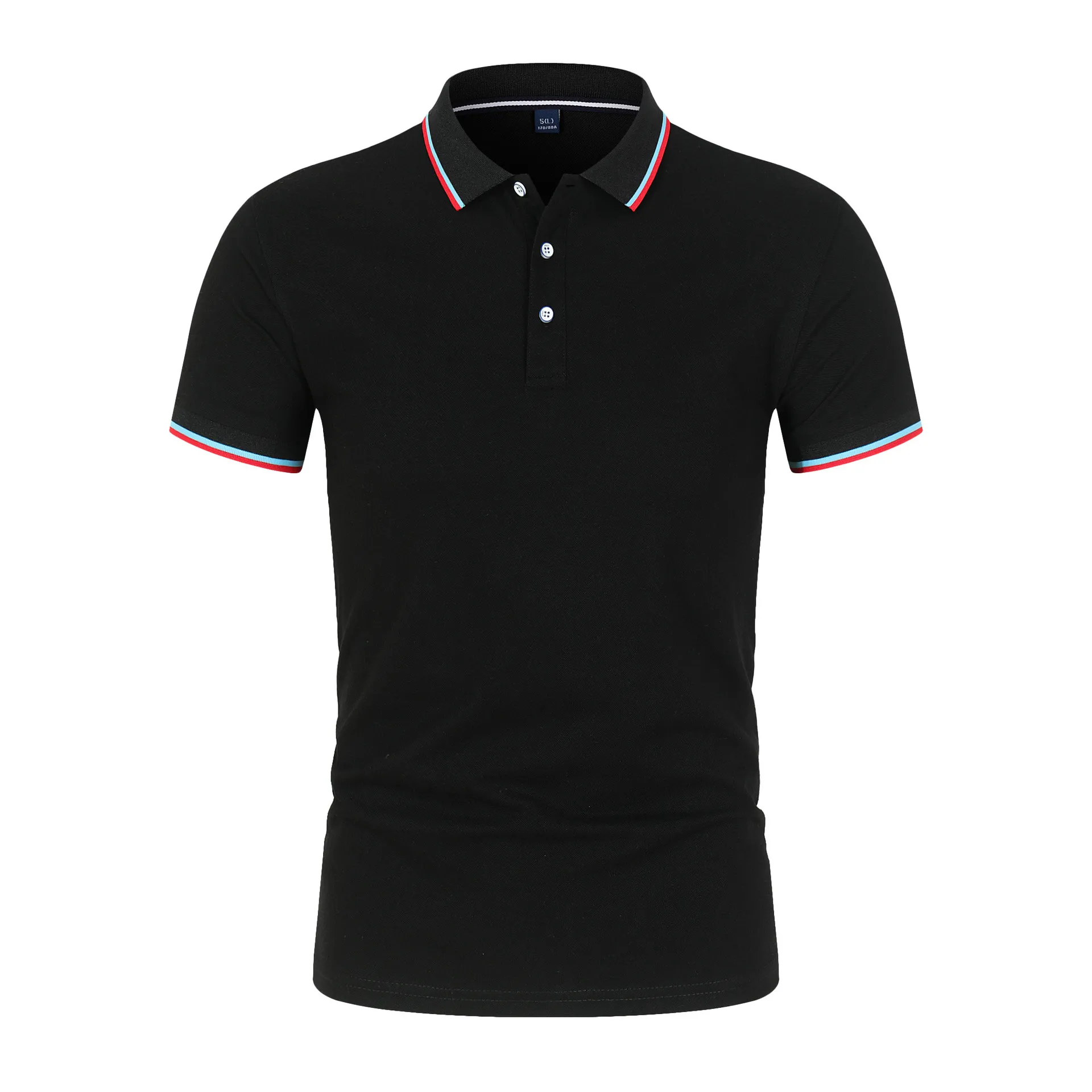 t cf2021 business single piqu striped collar polo (2) t cf2021 business single piqu striped collar polo (2)