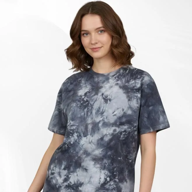 t cf21245 tie dye short sleeve cotton crew neck t shirt (2) t cf21245 tie dye short sleeve cotton crew neck t shirt (2)