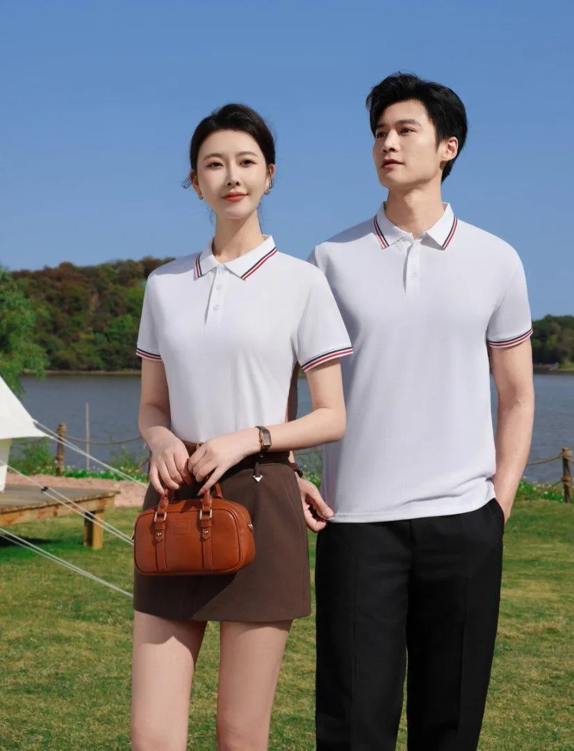 t cf2208 ice ion double stripe collar striped polo (6) t cf2208 ice ion double stripe collar striped polo (6)