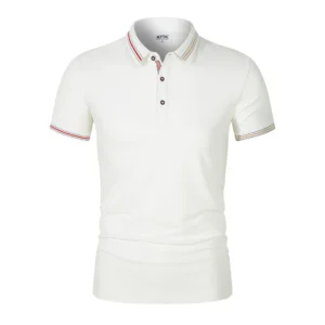 t cf2233 ultra soft ice ion striped high stretch two tier collar polo (1)