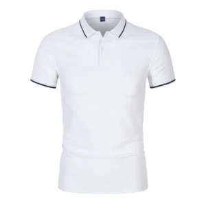 t cf561 long staple cotton double yarn textured solid collar polo (1)
