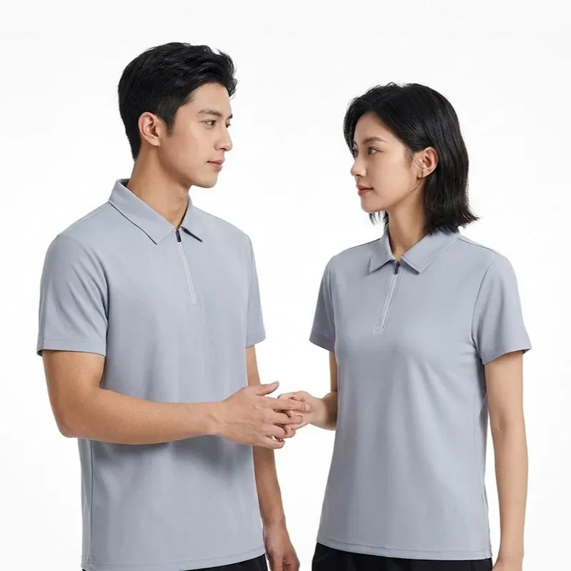 t cf6122 soft touch sorona zipper placket polo (6) t cf6122 soft touch sorona zipper placket polo (6)