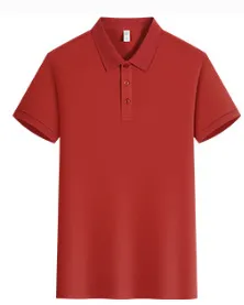 t cf6602 ice silk cotton solid jacquard short sleeve polo (2)