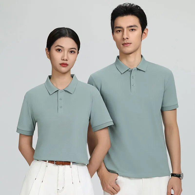 t cf6602 ice silk cotton solid jacquard short sleeve polo (7) t cf6602 ice silk cotton solid jacquard short sleeve polo (7)