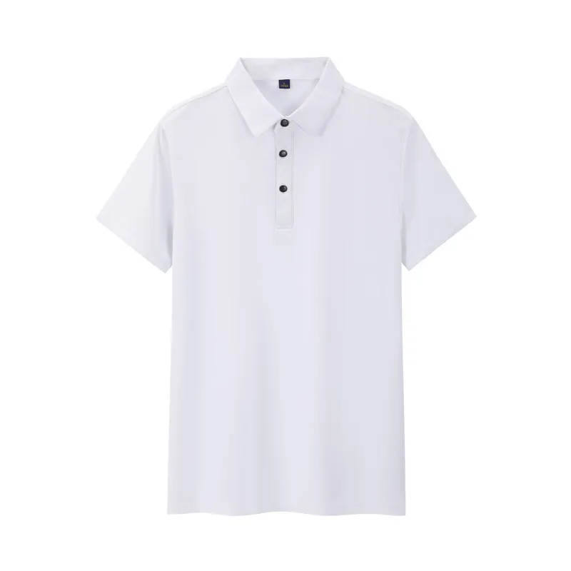 t cf6788 polyamide spandex self fabric solid two tier short sleeve polo (2) t cf6788 polyamide spandex self fabric solid two tier short sleeve polo (2)