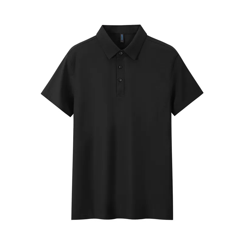 t cf6788 polyamide spandex self fabric solid two tier short sleeve polo (3) t cf6788 polyamide spandex self fabric solid two tier short sleeve polo (3)