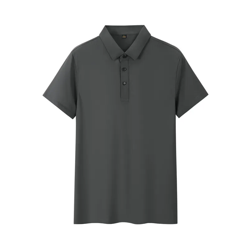 t cf6788 polyamide spandex self fabric solid two tier short sleeve polo (5) t cf6788 polyamide spandex self fabric solid two tier short sleeve polo (5)