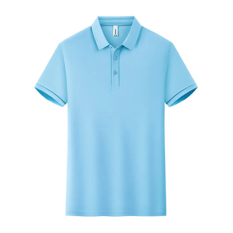 t cf8828 shirt fabric breathable solid two tier lapel short sleeve polo (3) t cf8828 shirt fabric breathable solid two tier lapel short sleeve polo (3)