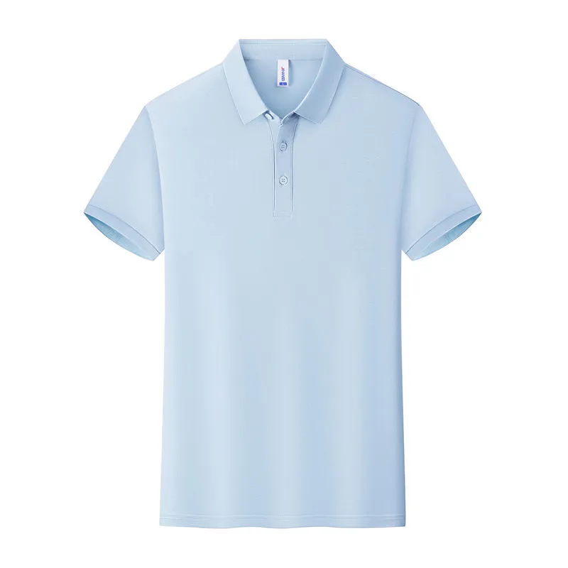 t cf8858 loose solid two tier lapel short sleeve polo (1) t cf8858 loose solid two tier lapel short sleeve polo (1)