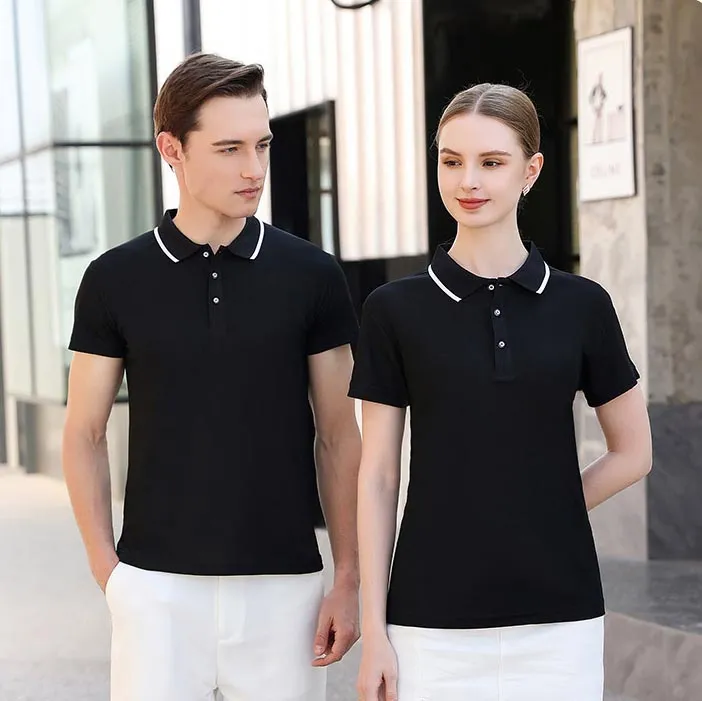 t cf9519 soft touch fabric short sleeve lapel polo (1) t cf9519 soft touch fabric short sleeve lapel polo (1)