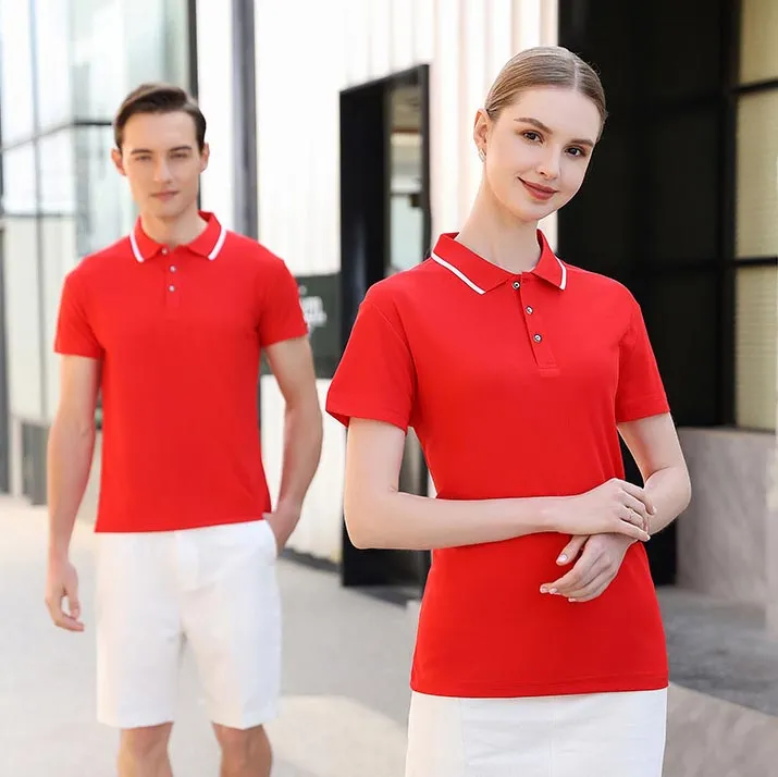 t cf9519 soft touch fabric short sleeve lapel polo (7) t cf9519 soft touch fabric short sleeve lapel polo (7)
