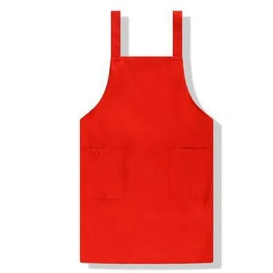t cfwq02 twill full polyester stain resistant double shoulder kitchen apron (2) t cfwq02 twill full polyester stain resistant double shoulder kitchen apron (2)