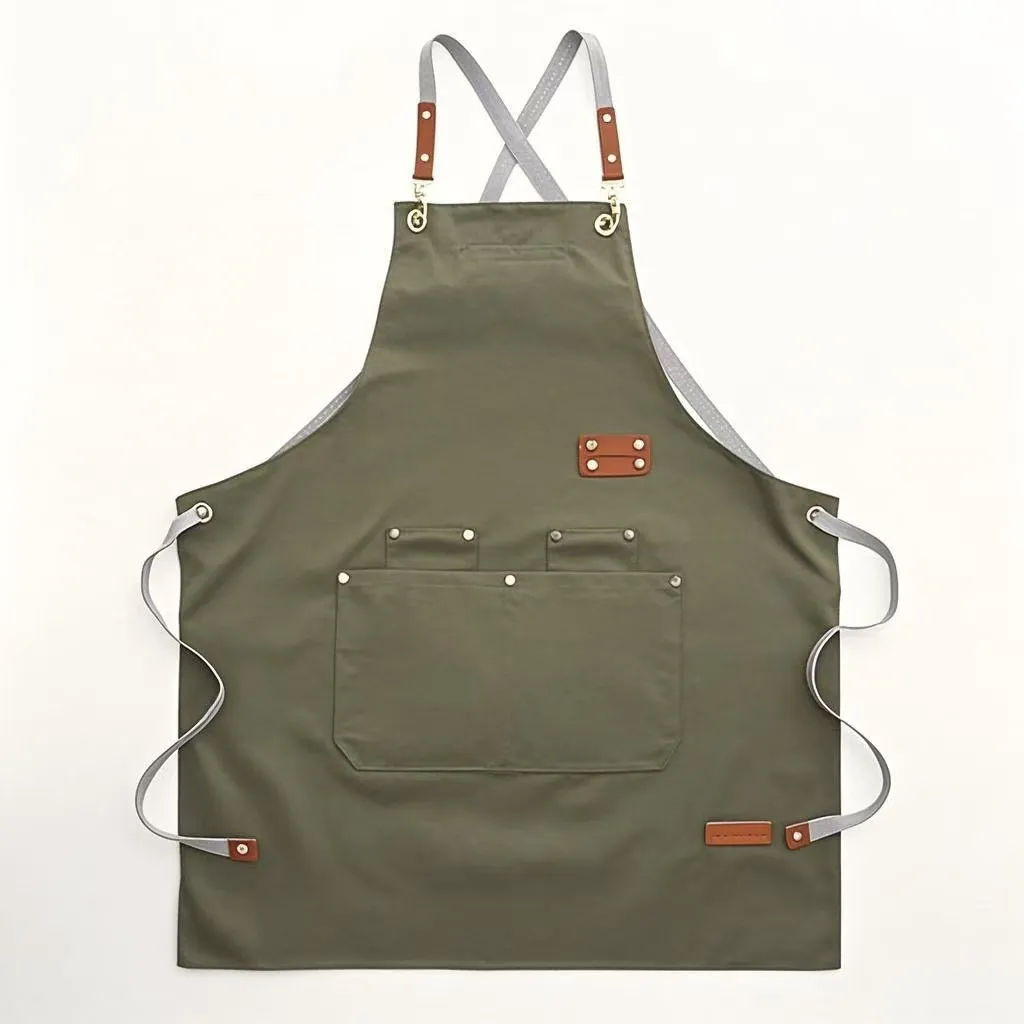 t cfwq29 hook cross back waterproof canvas shoulder apron (2) t cfwq29 hook cross back waterproof canvas shoulder apron (2)
