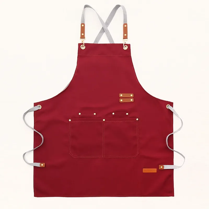 t cfwq29 hook cross back waterproof canvas shoulder apron (4) t cfwq29 hook cross back waterproof canvas shoulder apron (4)