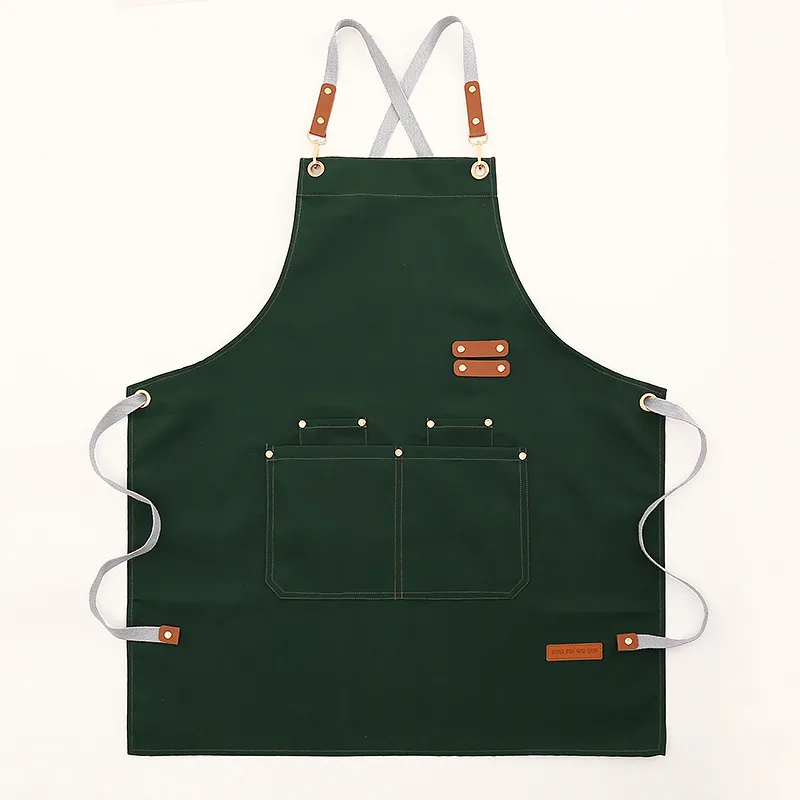 t cfwq29 hook cross back waterproof canvas shoulder apron (5) t cfwq29 hook cross back waterproof canvas shoulder apron (5)